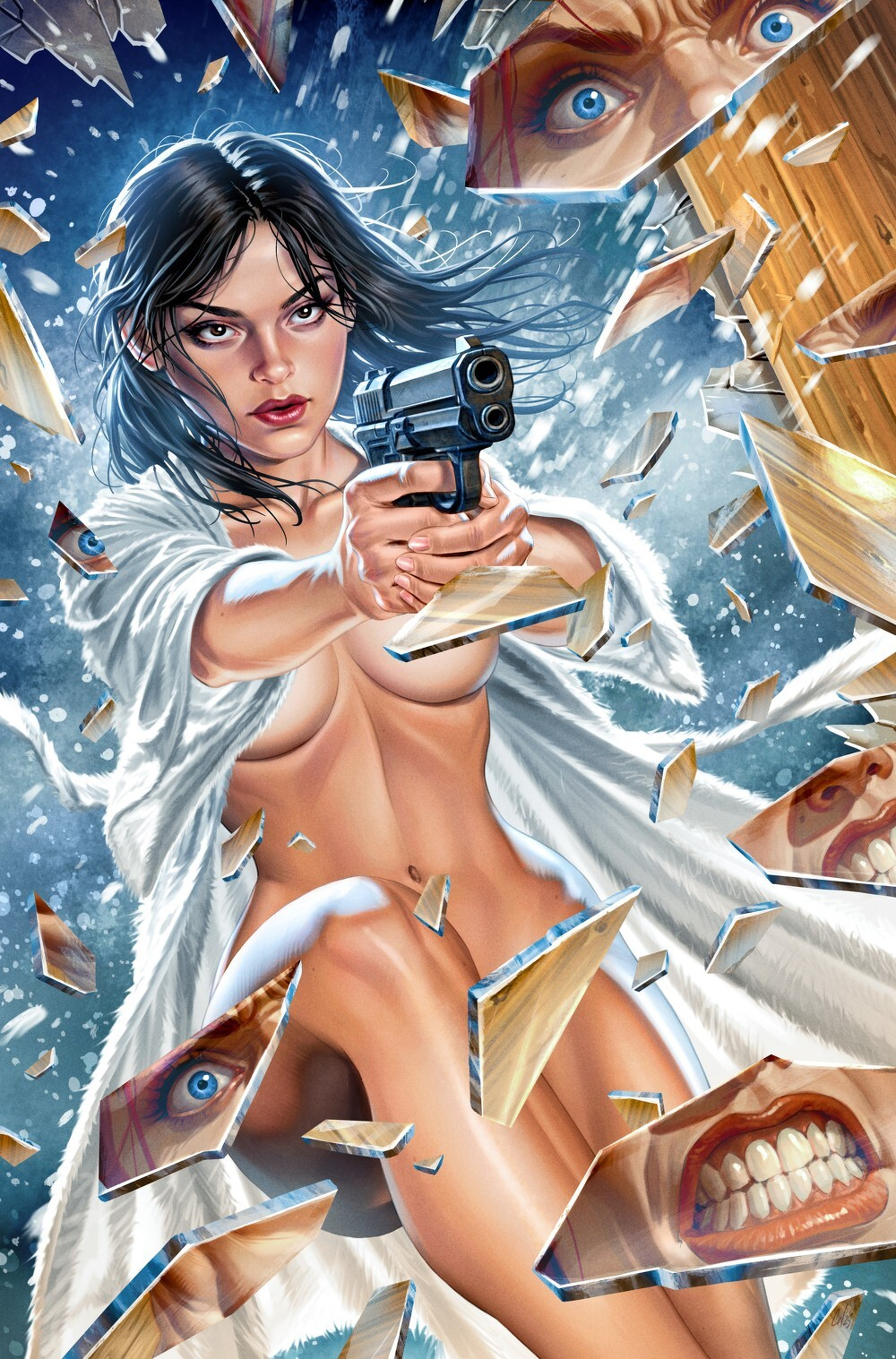 Gun Honey Doubles Down #3 (Of 4)(Cover L Chris Wahl Full Art Card Stock Variant)