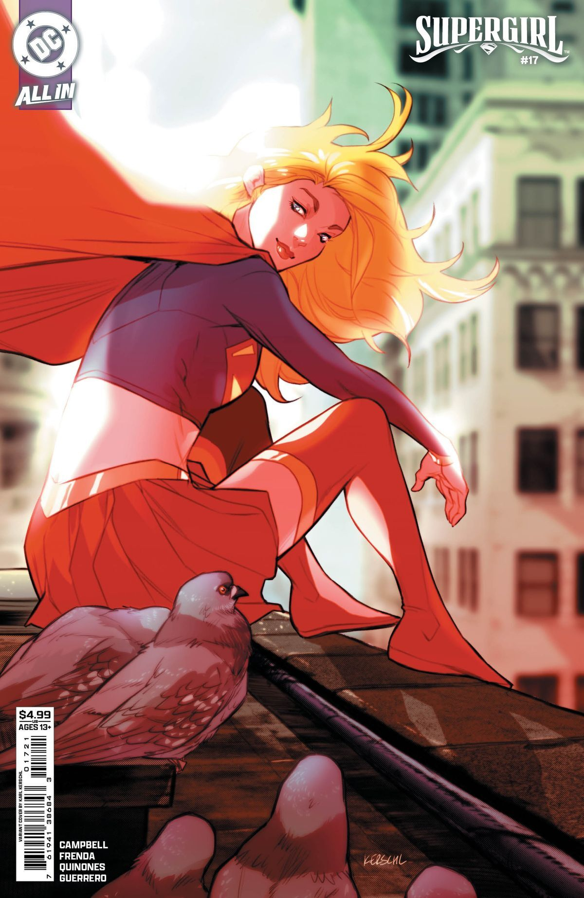 Supergirl #17 (Cover B Karl Kerschl Card Stock Variant)(Kingdom Of Zod)