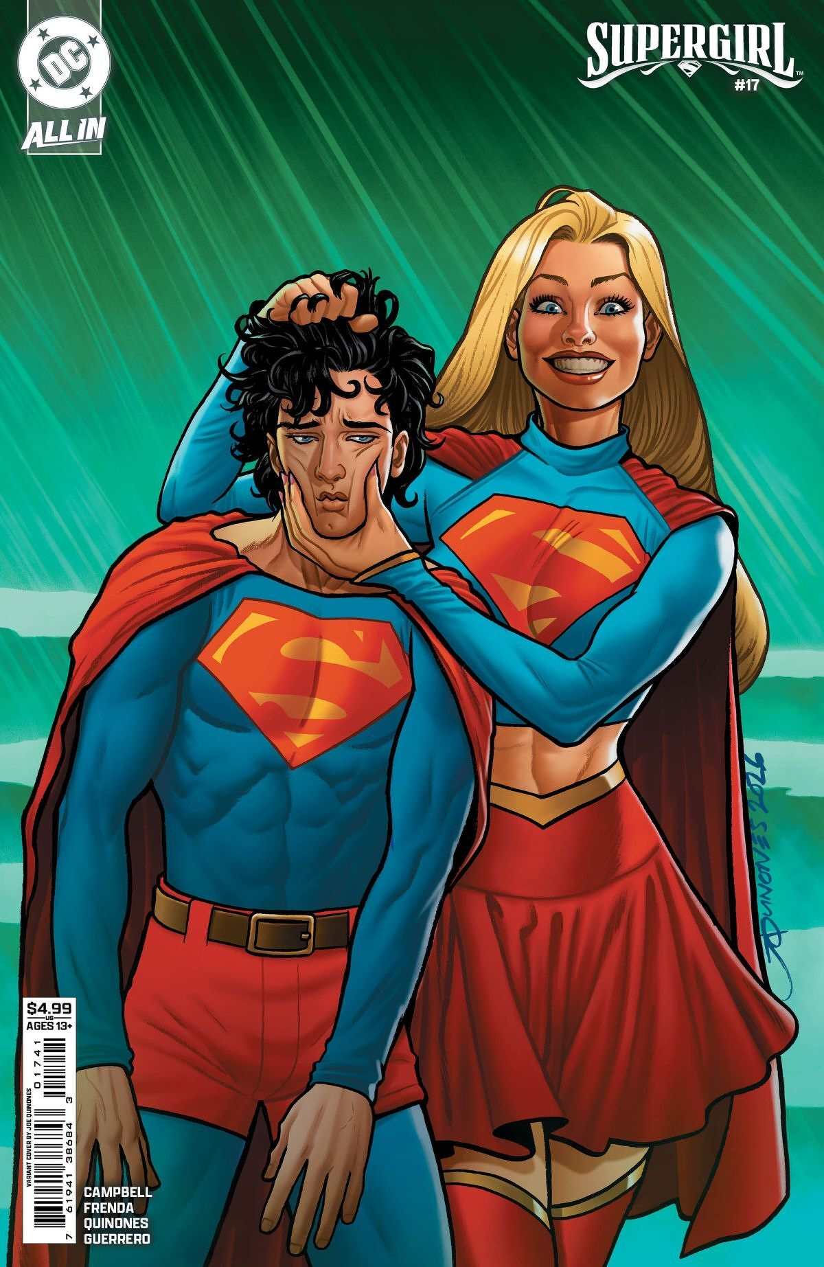 Supergirl #17 (Cover D Joe Quinones Card Stock Variant)(Kingdom Of Zod)