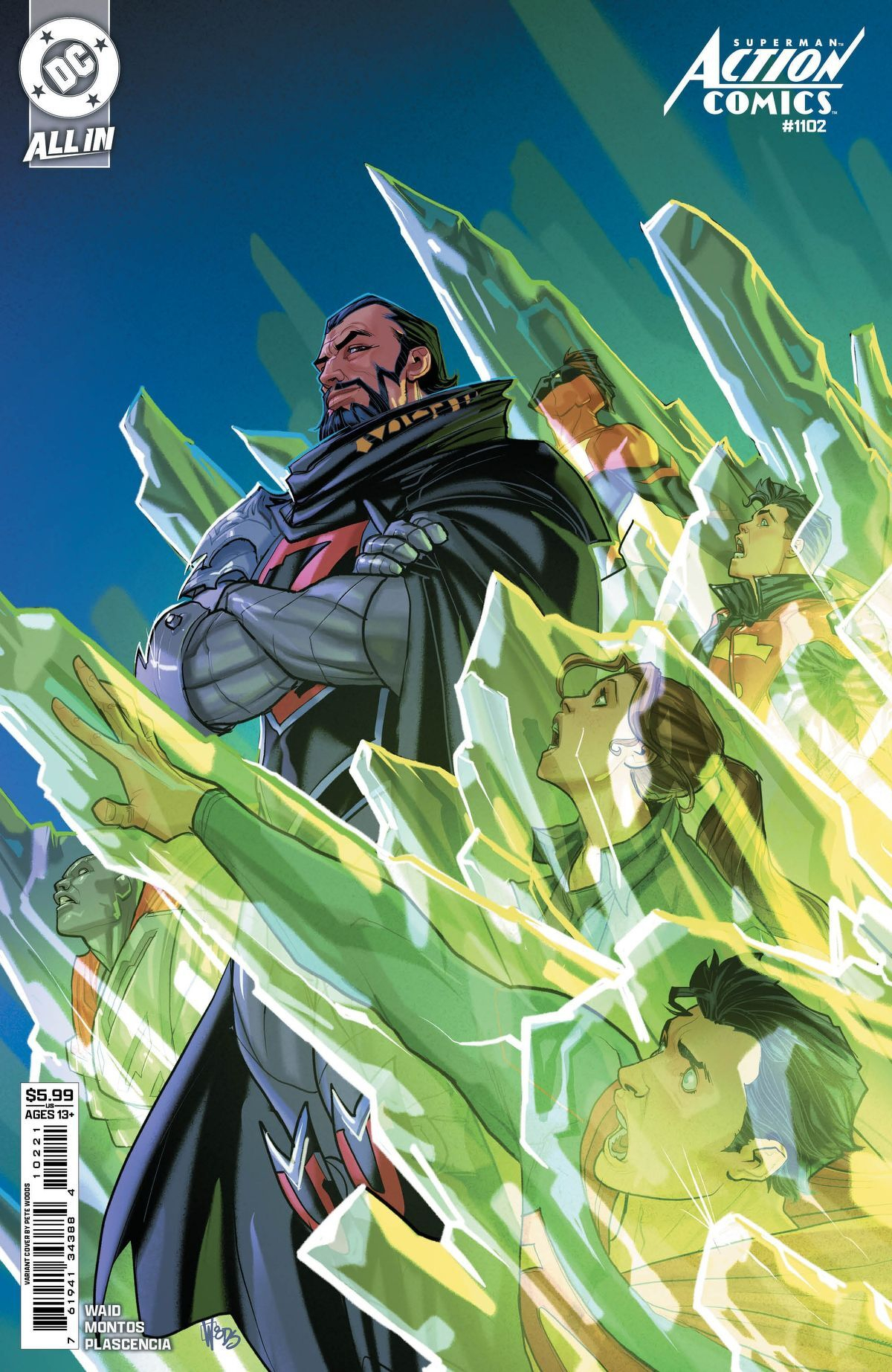 Action Comics #1102 (Cover B Pete Woods Card Stock Variant)(Kingdom Of Zod)