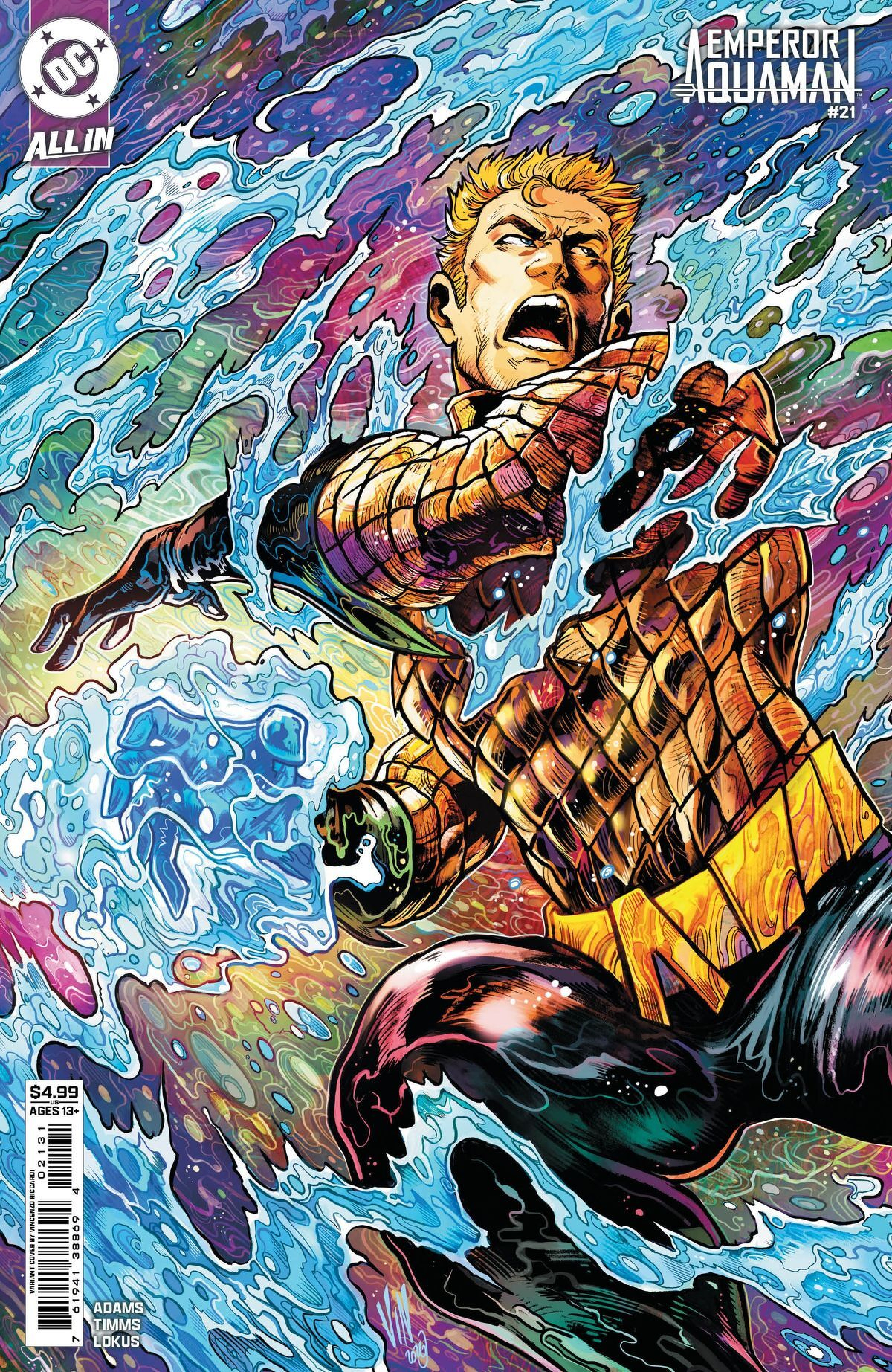 Emperor Aquaman #21 (Cover C Vincenzo Riccardi Card Stock Variant)