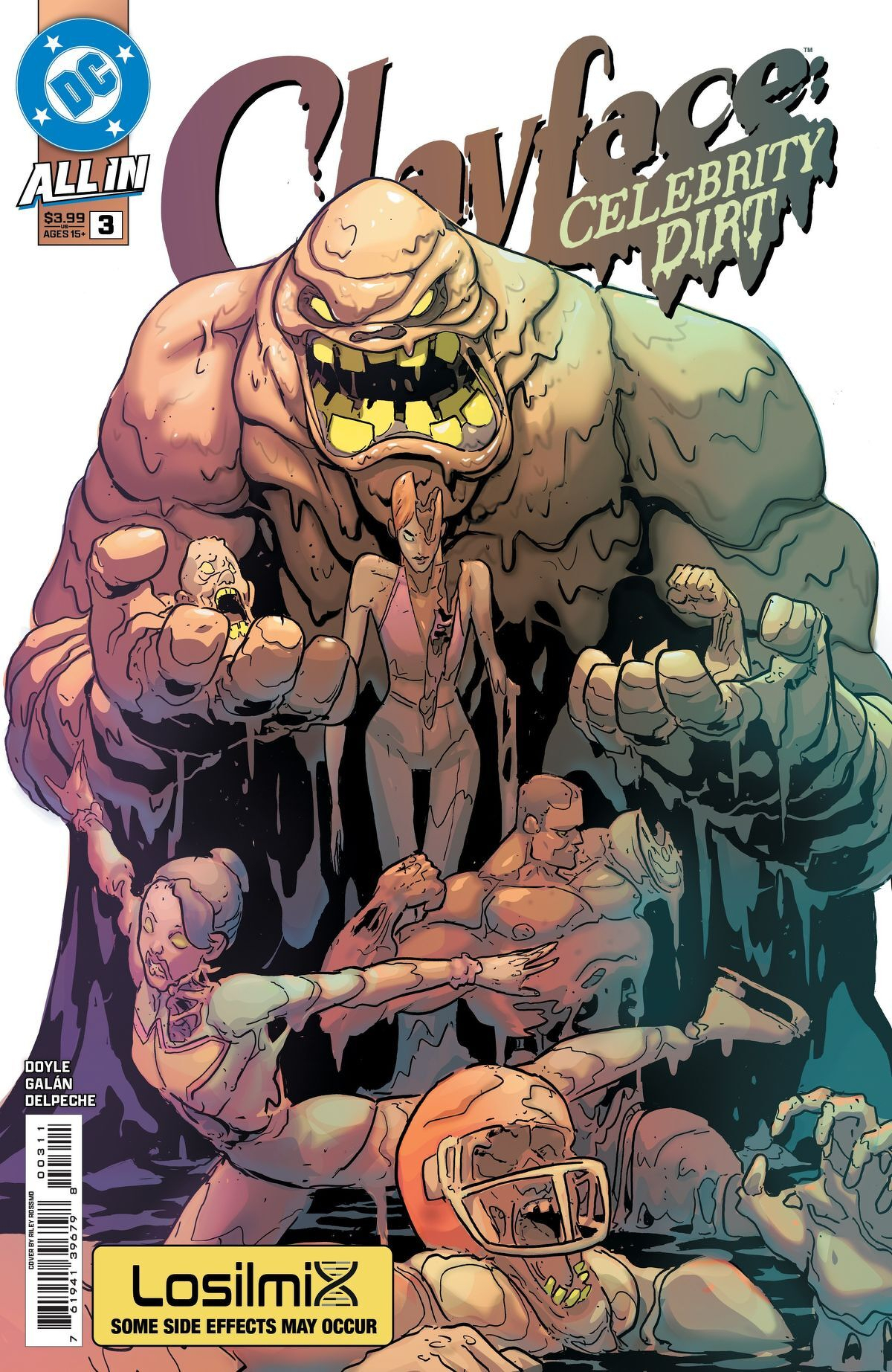Clayface Celebrity Dirt #3 (Of 6)(Cover A Riley Rossmo)