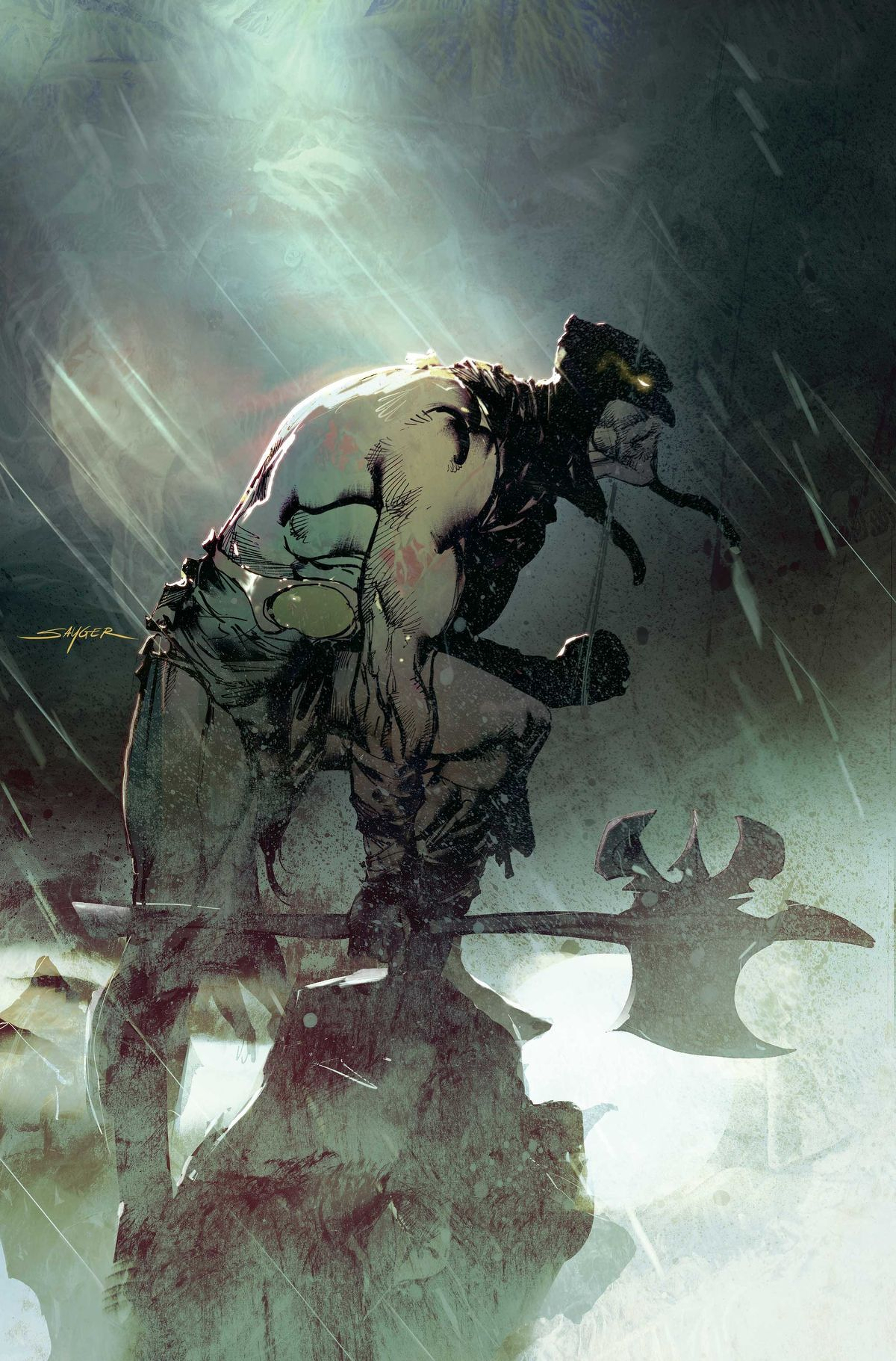 Fire And Ice Darkwolf #3 (Cover I Stuart Sayger Full Art Variant)