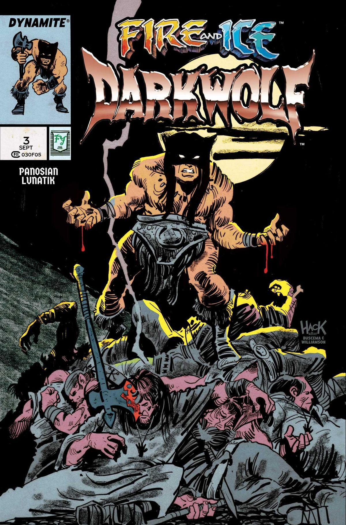 Fire And Ice Darkwolf #3 (Cover K Robert Hack)