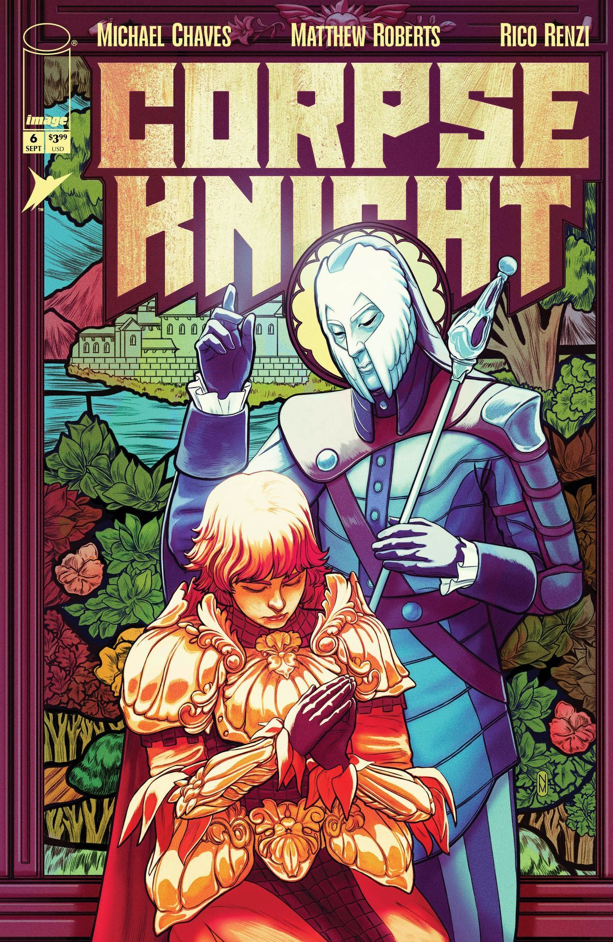 Corpse Knight #6 (Of 6)(Cover D Nimit Malavia Stained Glass Variant)