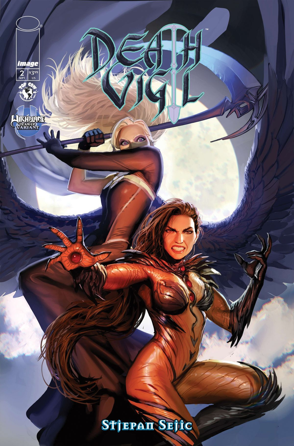 Death Vigil (2026) #2 (Of 6)(Cover B Stjepan Sejic Witchblade Team-Up Variant)