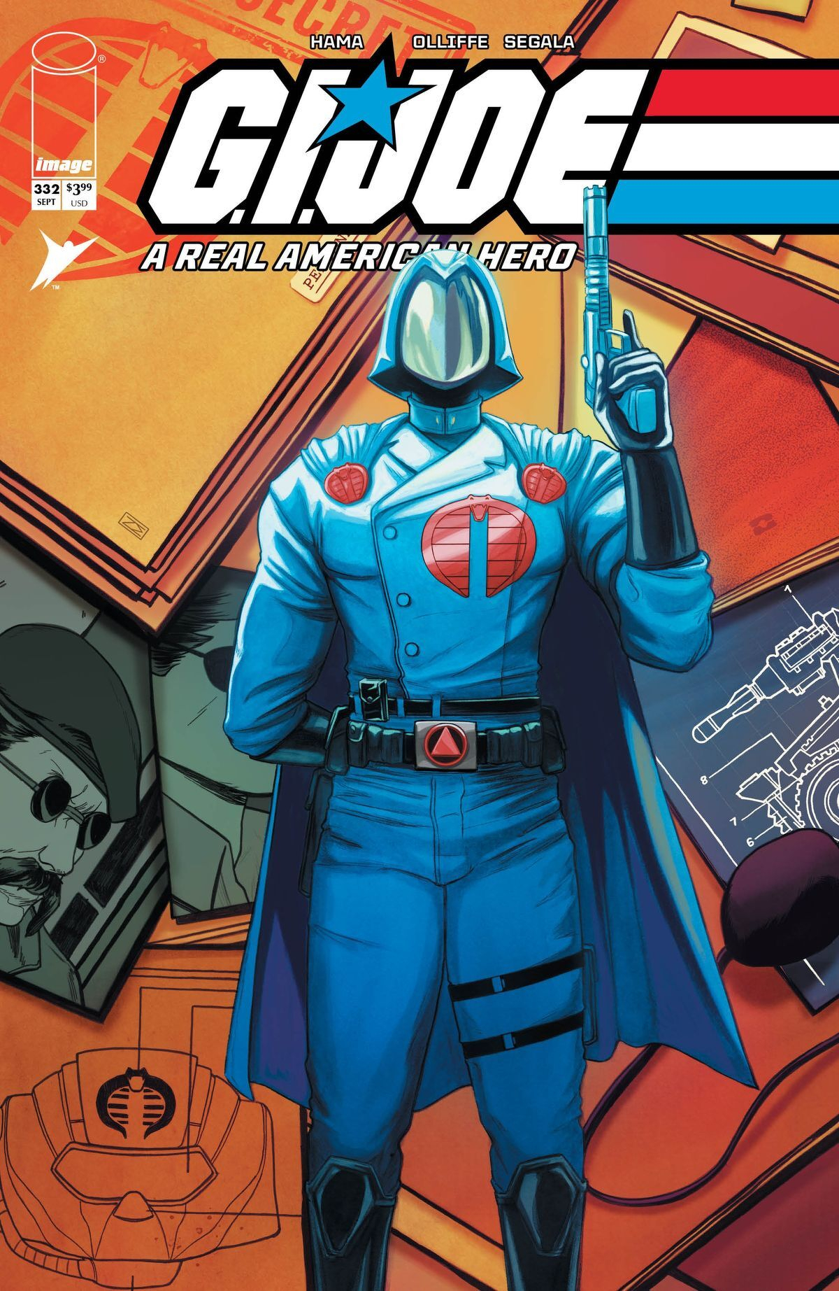 G.I. Joe A Real American Hero #332 (Cover C Nimit Malavia Secret Dossier Variant)