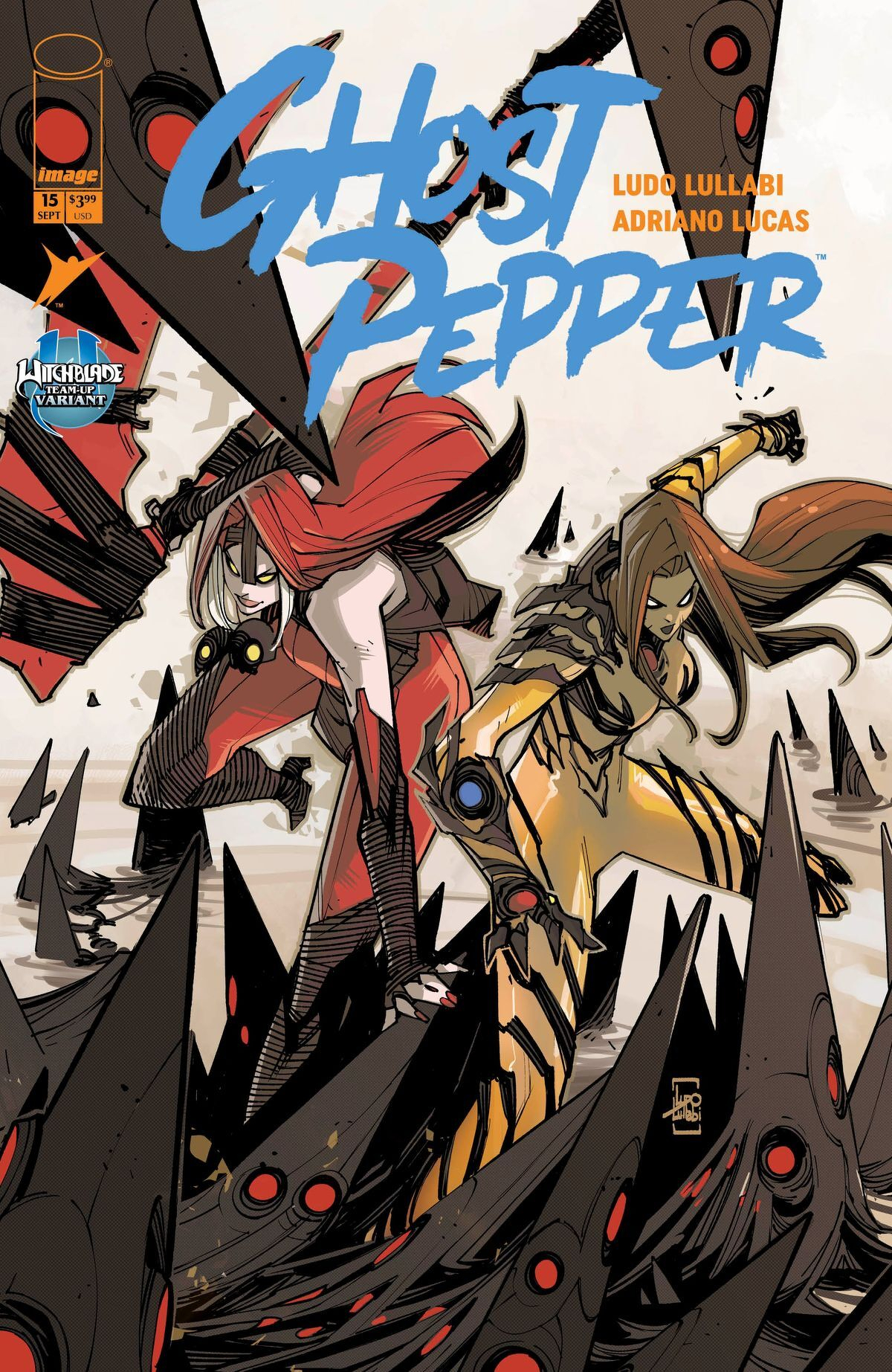 Ghost Pepper #15 (Cover F Ludo Lullabi Witchblade Team-Up Variant)