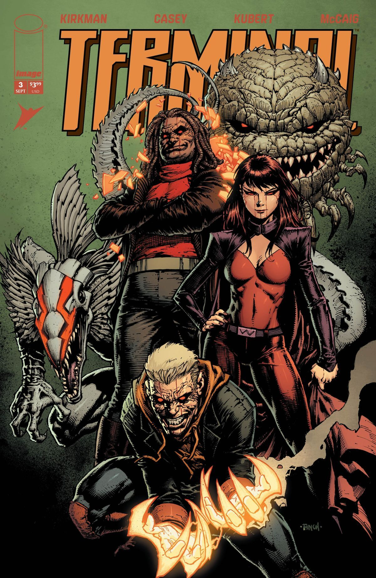 Terminal #3 (Cover B David Finch & Dave McCaig)