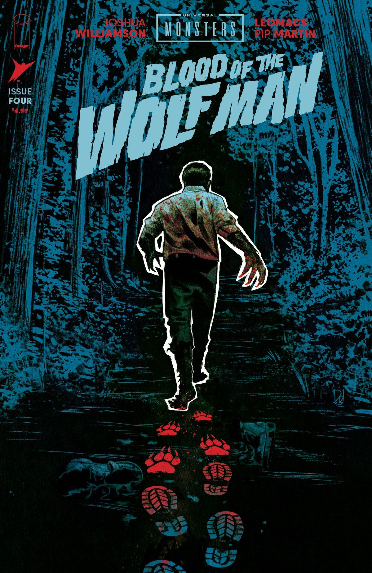 Universal Monsters Blood Of The Wolf Man #4 (Of 4)(Cover B Mike Del Mundo)
