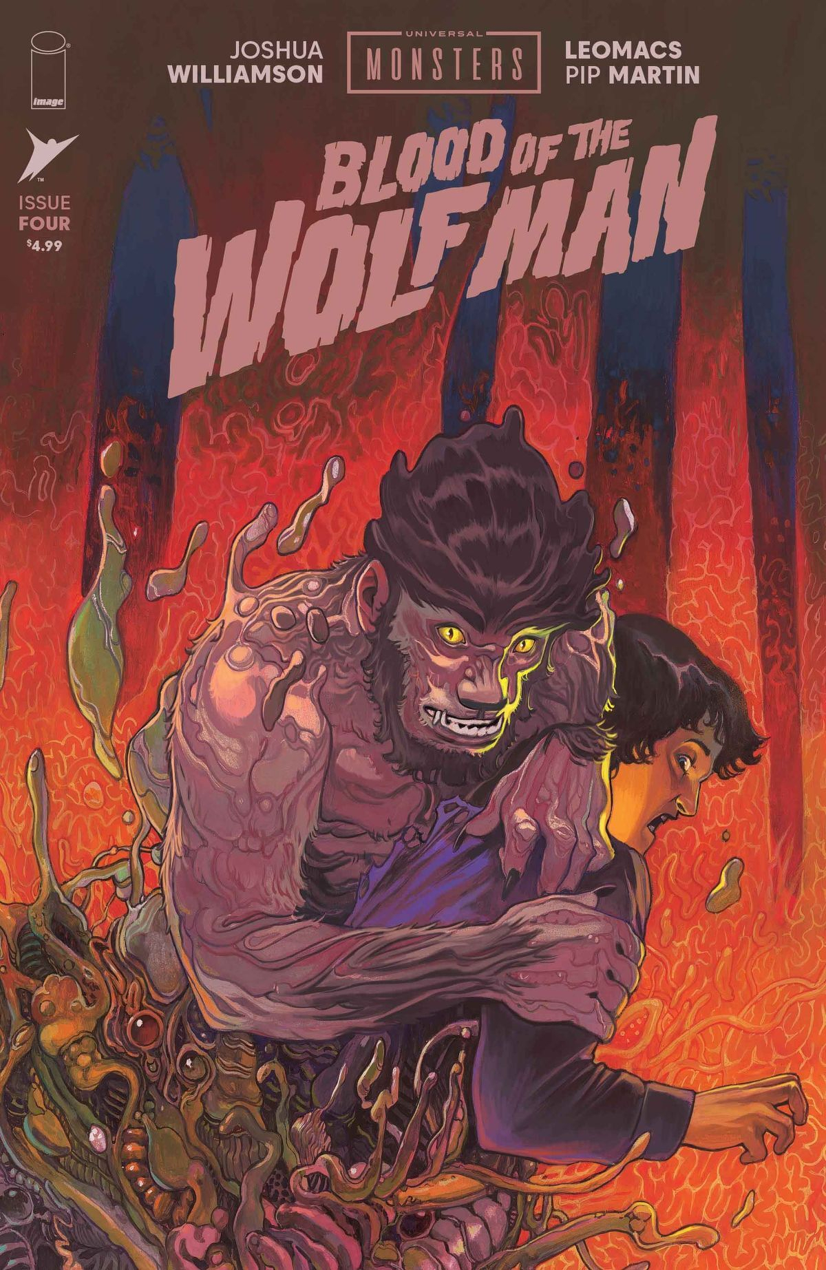 Universal Monsters Blood Of The Wolf Man #4 (Of 4)(Cover E Som)
