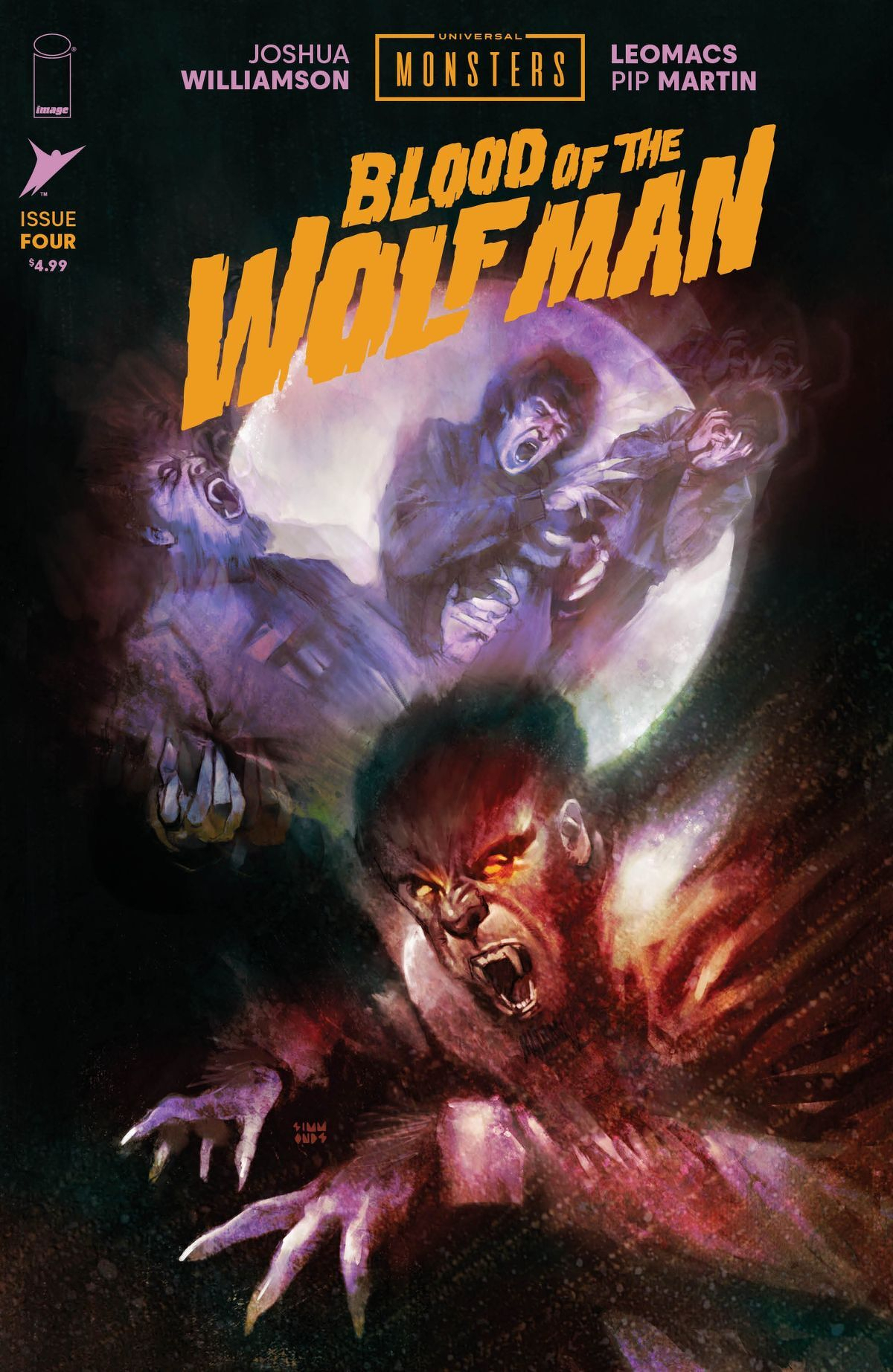 Universal Monsters Blood Of The Wolf Man #4 (Of 4)(Cover F Martin Simmonds)