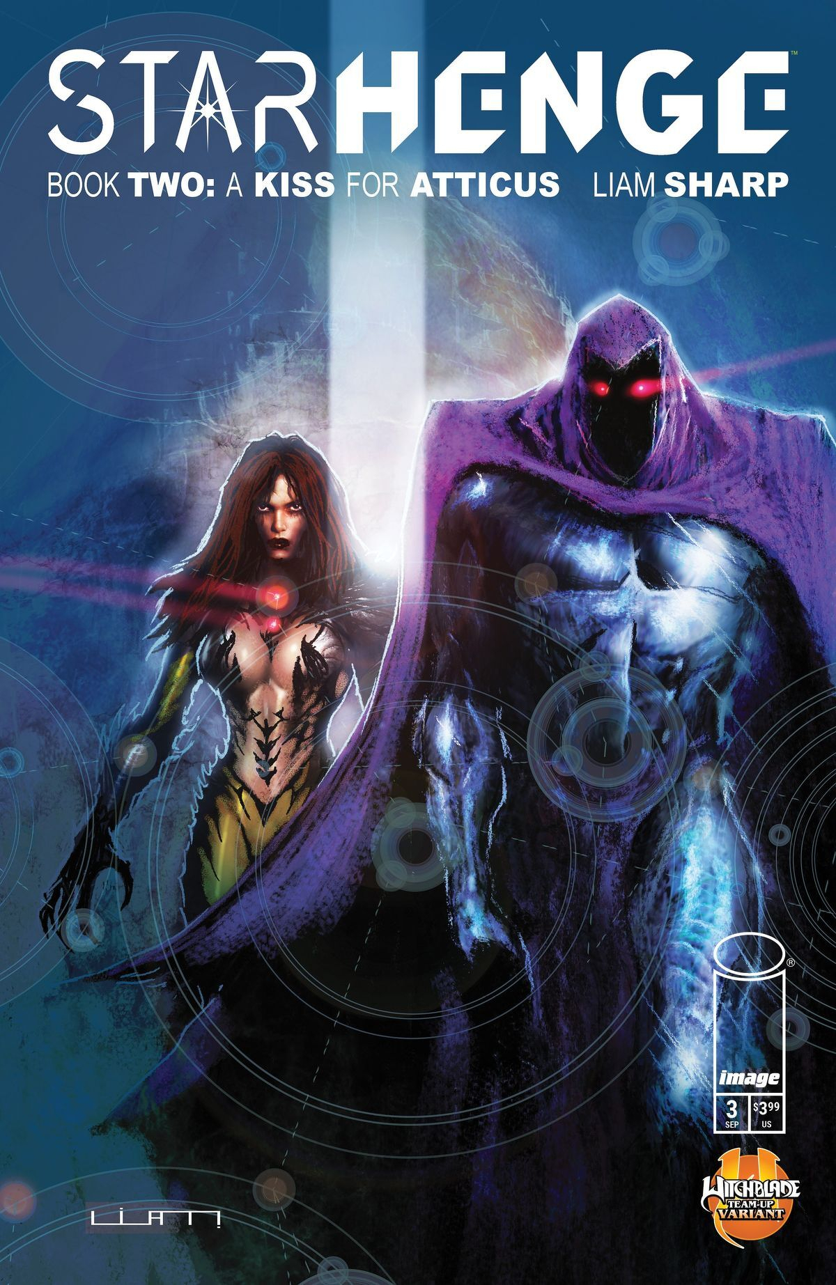 Starhenge Book Two A Kiss For Atticus #3 (Of 4)(Cover F Liam Sharp Witchblade Team-Up Variant)