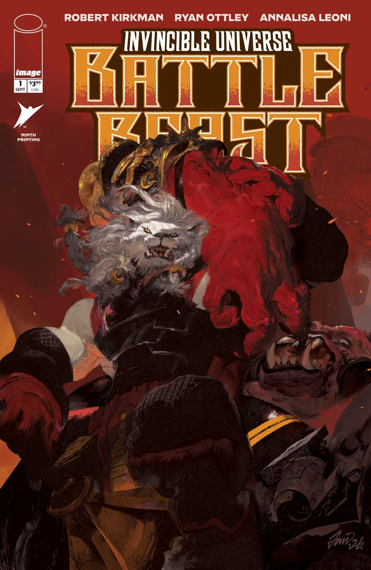 Invincible Universe Battle Beast #1 (9th Printing Cover A Tan Eng Huat)