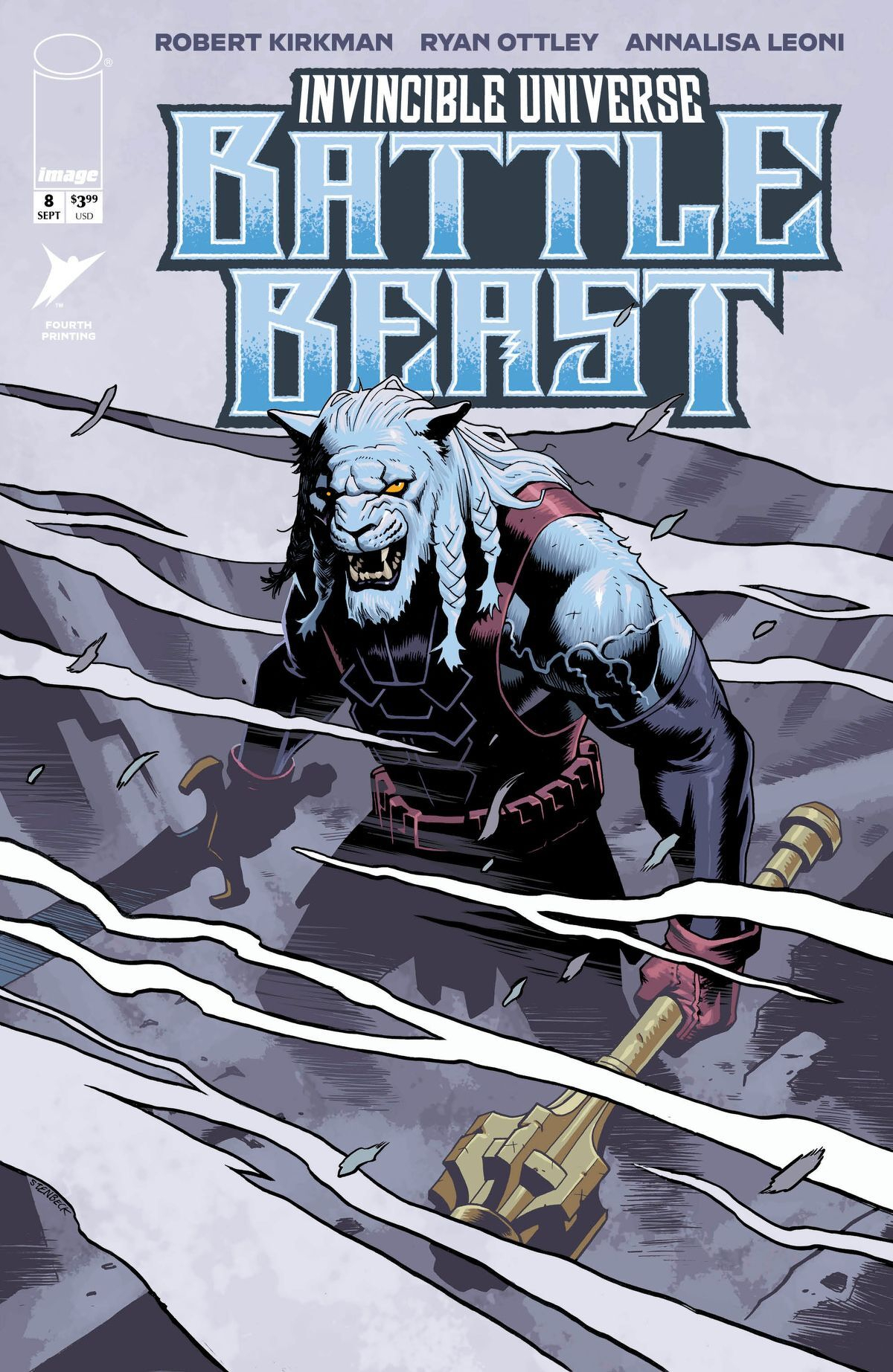 Invincible Universe Battle Beast #8 (4th Printing Cover A Ben Stenbeck)