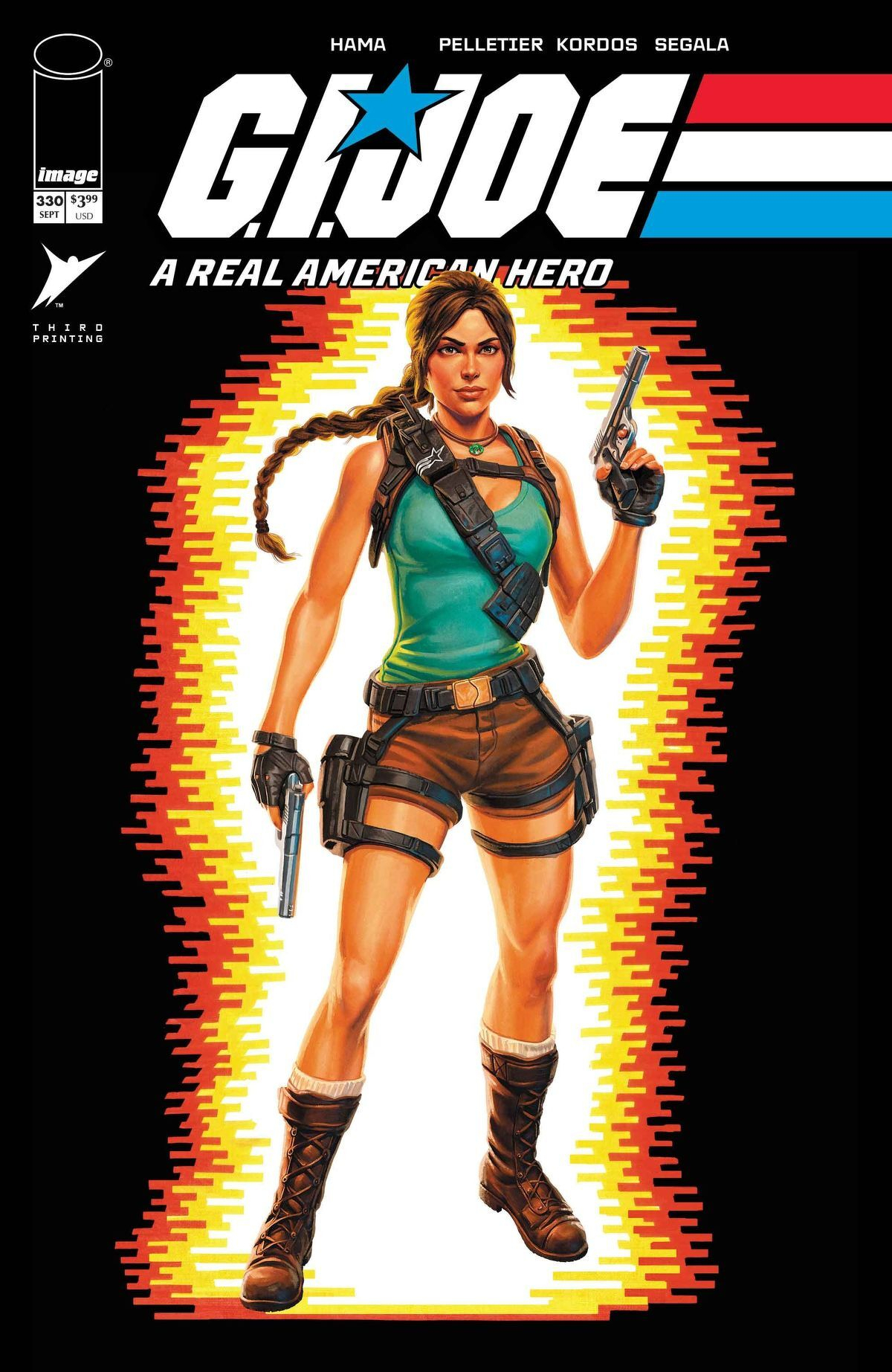 G.I. Joe A Real American Hero #330 (3rd Printing Cover A Chris Mooneyham Action Figure Ronin Design Variant)