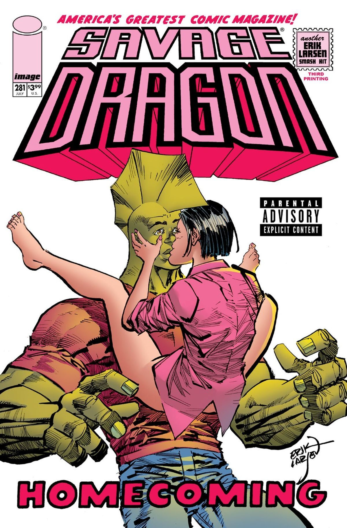 Savage Dragon #281 (3rd Printing Cover A Erik Larsen)
