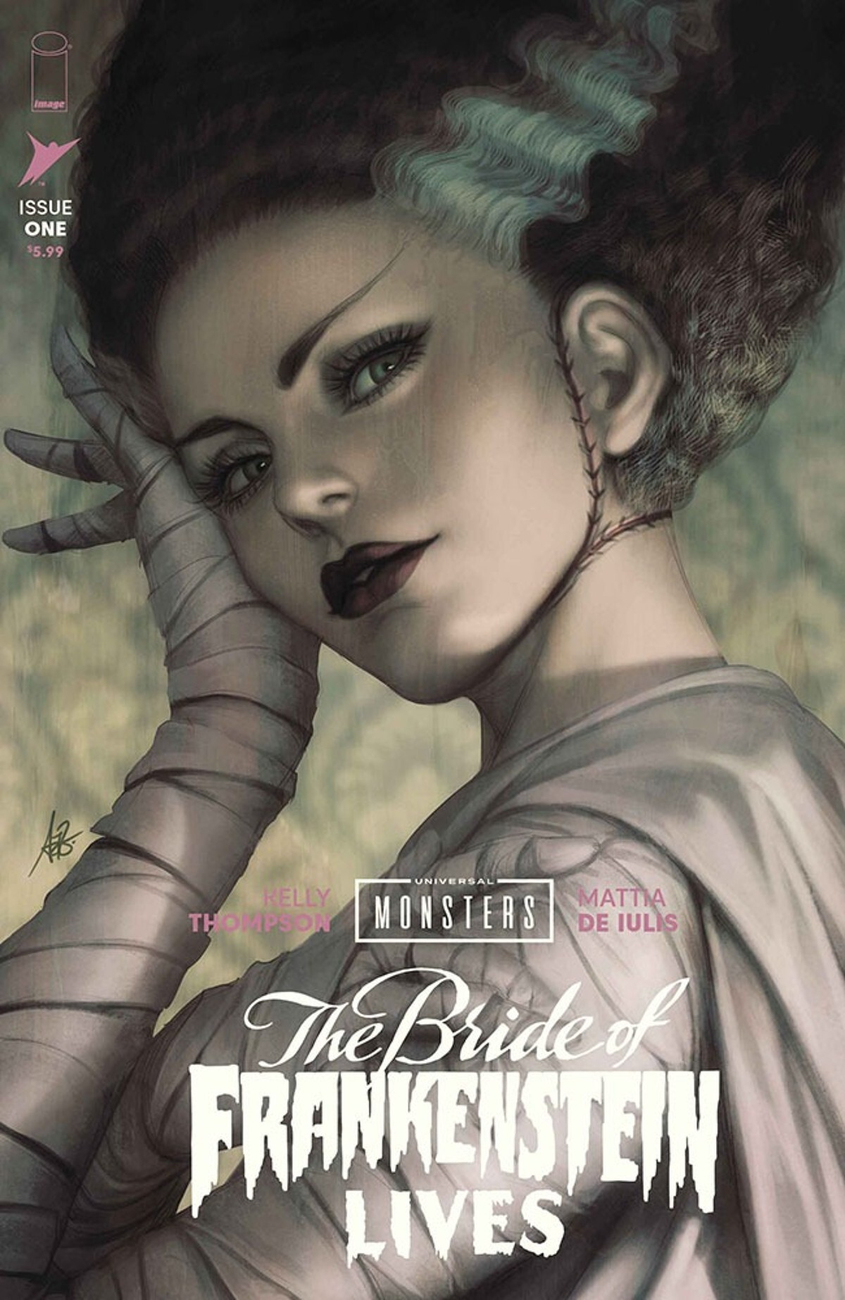 Universal Monsters Bride Of Frankenstein Lives #1 (Of 4)(Cover J Stanley Artgerm Lau Foil Variant)