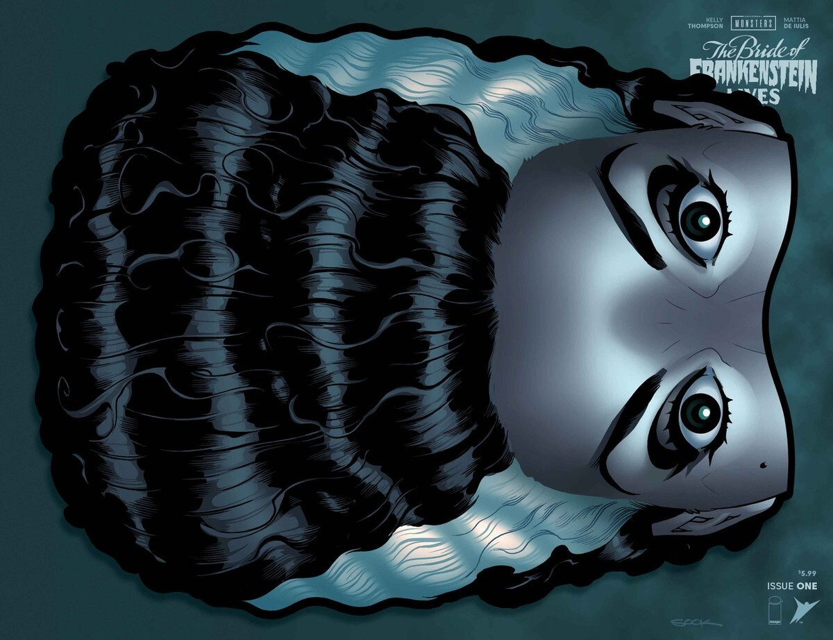 Universal Monsters Bride Of Frankenstein Lives #1 (Of 4)(Cover K Ryan Sook Die Cut Foil Hairiant Variant)