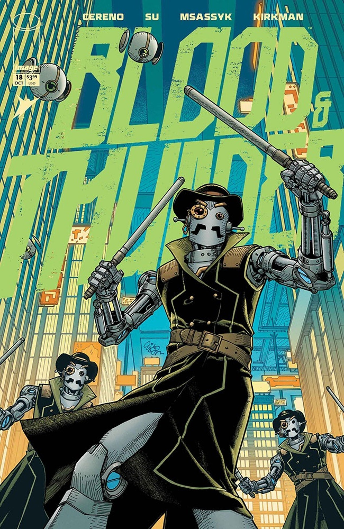 Blood And Thunder #18 (Cover A E.J. Su & Dee Cunniffe)
