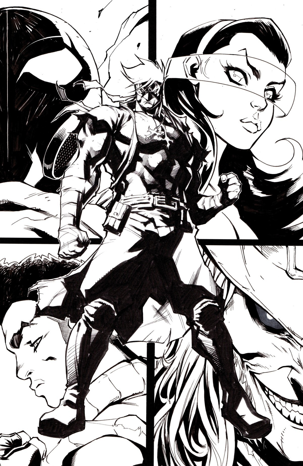 Final Boss #11 (Cover D Ale Garza Black & White Full Art Variant)