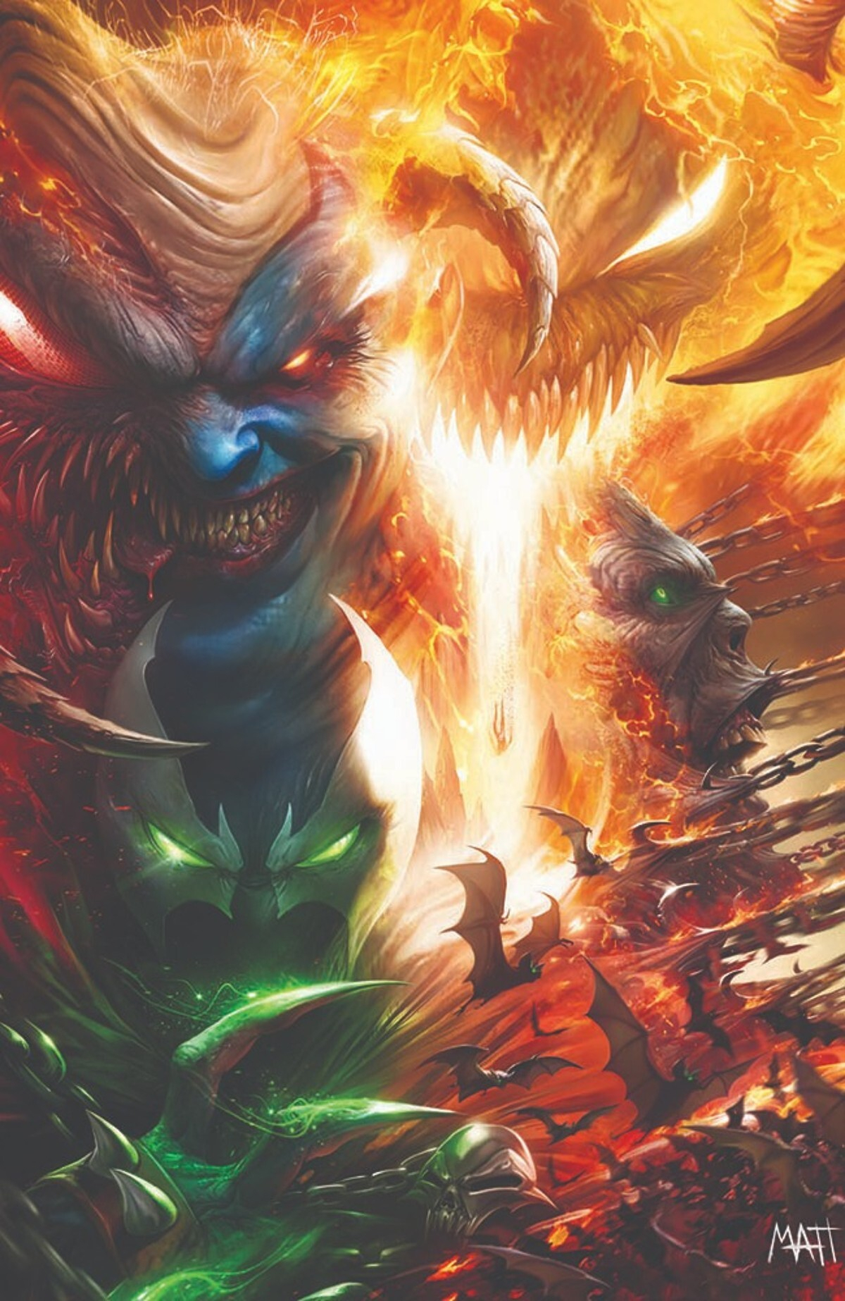 Spawn #380 (Cover B Francesco Mattina Full Art Variant)