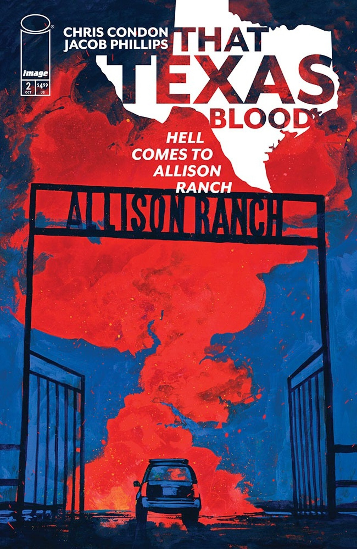 That Texas Blood Hell Comes To Allison Ranch #2 (Of 6)(Cover A Jacob Phillips)