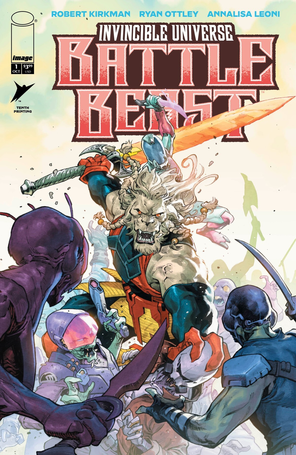 Invincible Universe Battle Beast #1 (10th Printing Cover D Jerome Opena & Neeraj Menon)