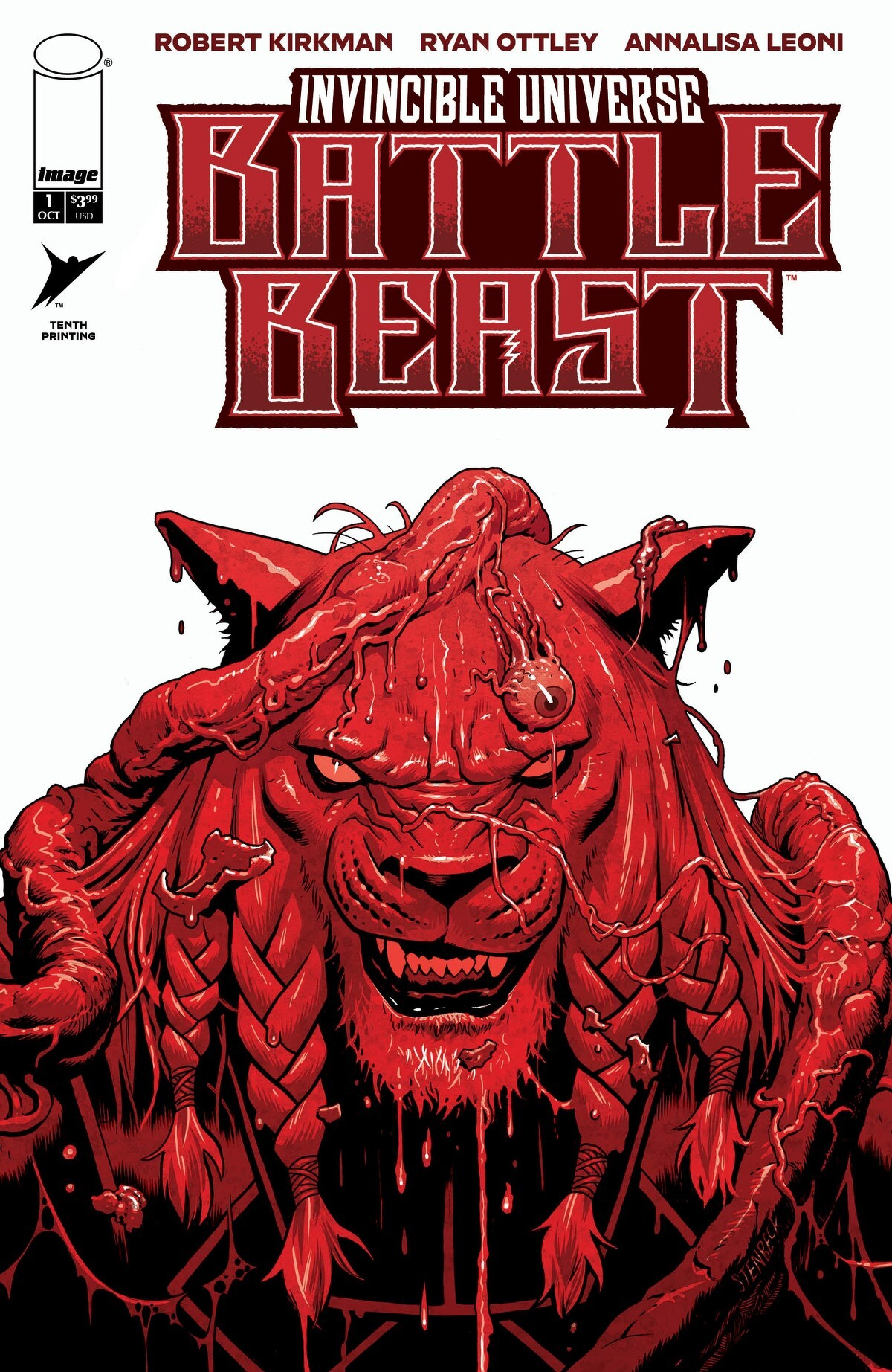 Invincible Universe Battle Beast #1 (10th Printing Cover I Ben Stenbeck)