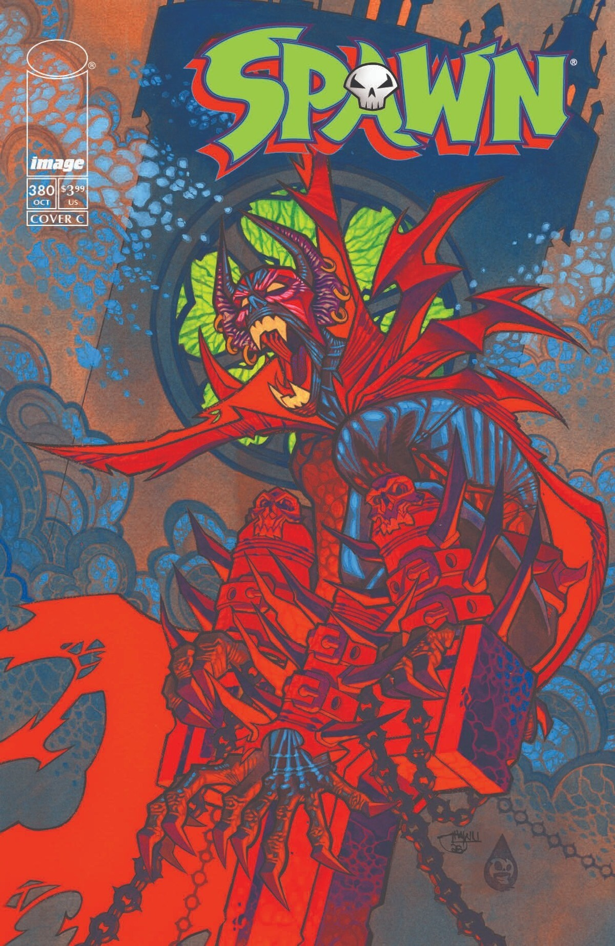 Spawn #380 (Cover C Shawn Crystal Halloween Monster Variant)