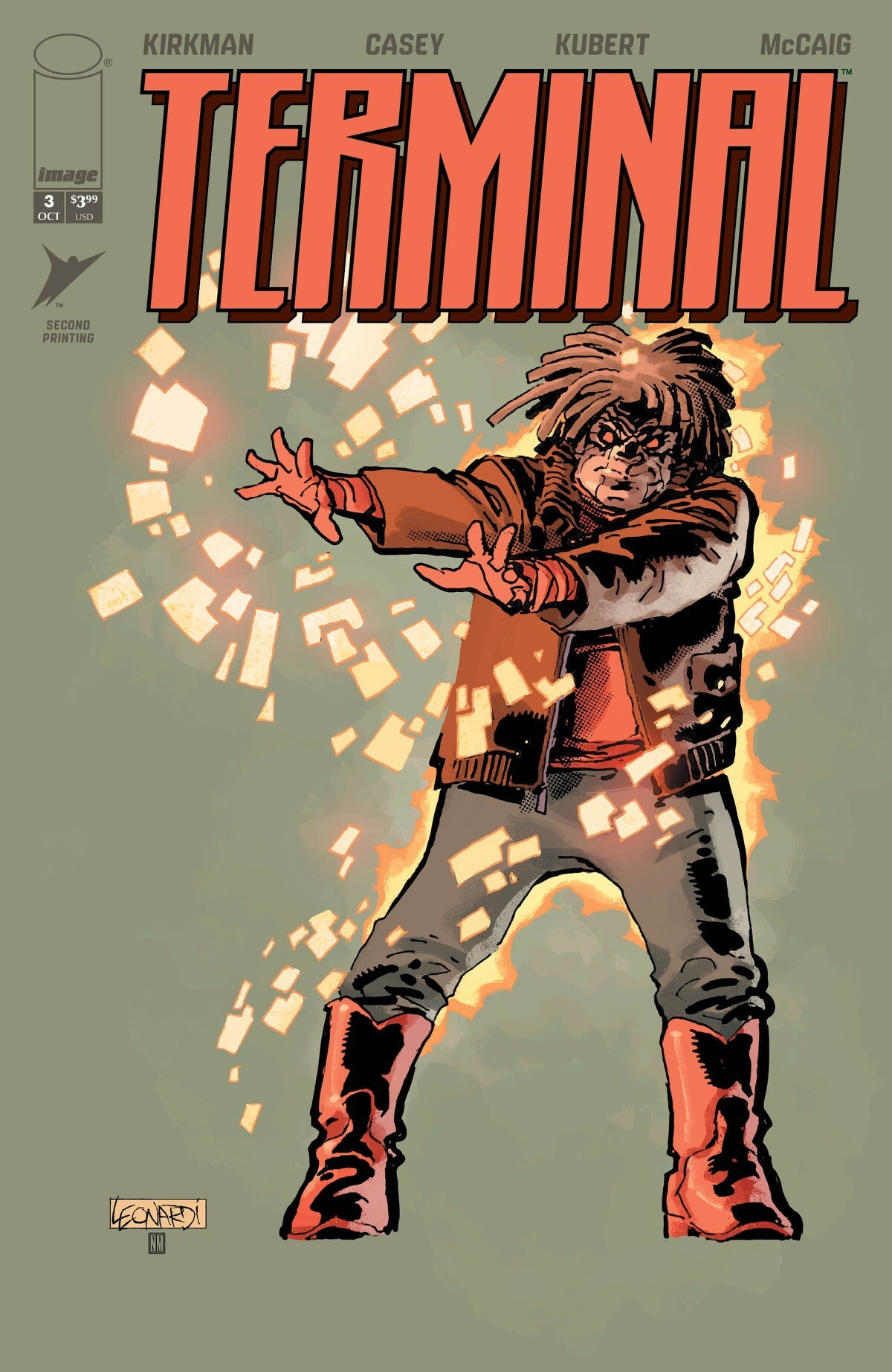 Terminal #3 (2nd Printing Cover B Rick Leonardi & Neeraj Menon The Awoken Variant)