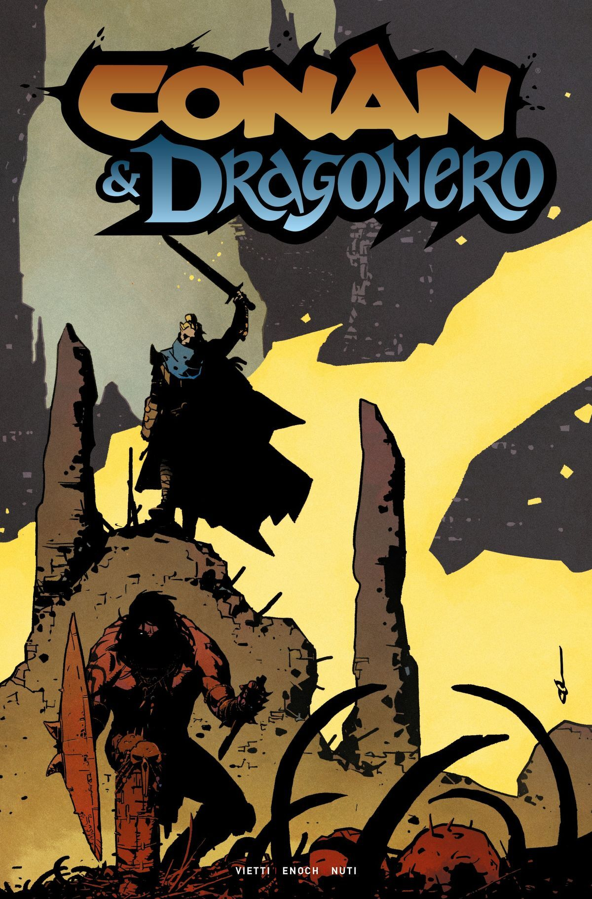Conan And Dragonero #6 (Of 7)(Cover C Mirko Kolac Foil Variant)