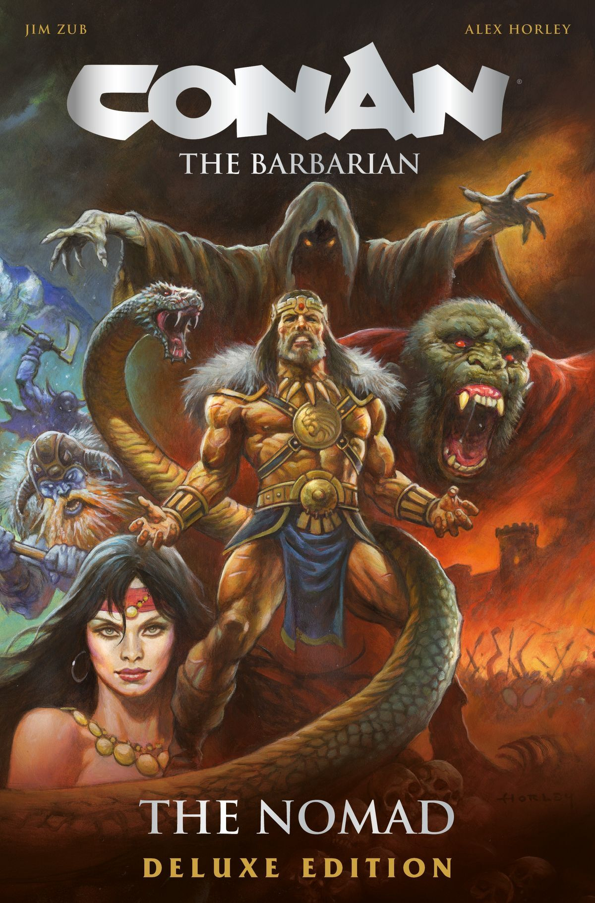 Conan The Barbarian The Nomad Deluxe Edition HC (Cover A Alex Horley Mass Market Variant)