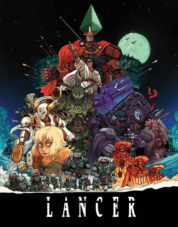 Cover for Lancer TTRPG Core Rulebook HC