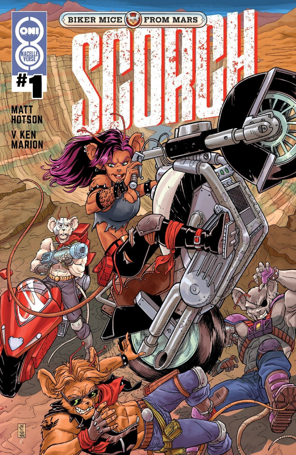 Biker Mice From Mars Scorch #1 (Cover C AJ Jothikumar)