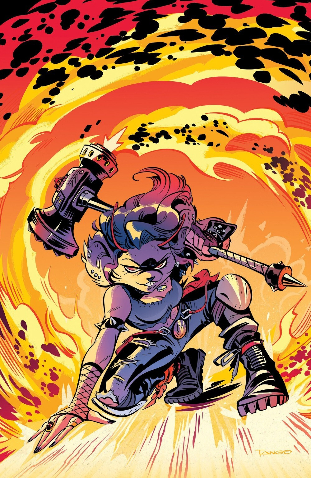 Biker Mice From Mars Scorch #1 (Cover E Tango Full Art Variant)