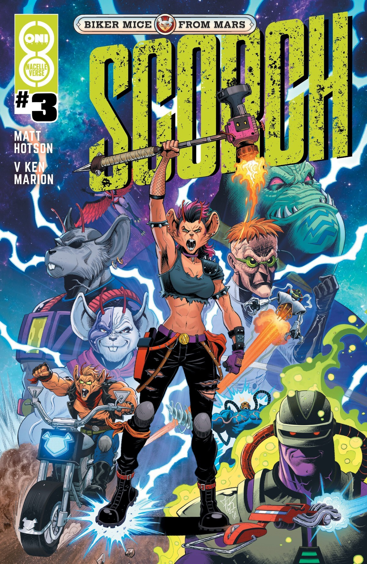 Biker Mice From Mars Scorch #3 (Of 4)(Cover B Jordi Tarragona)