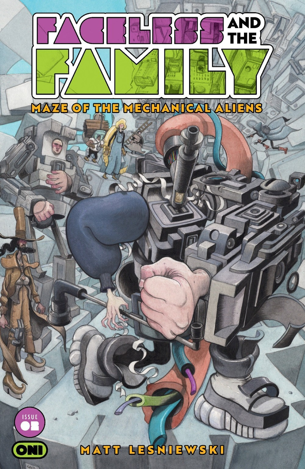 Faceless And The Family Maze Of The Mechanical Aliens #2 (Of 4)(Cover B Farel Dalrymple)