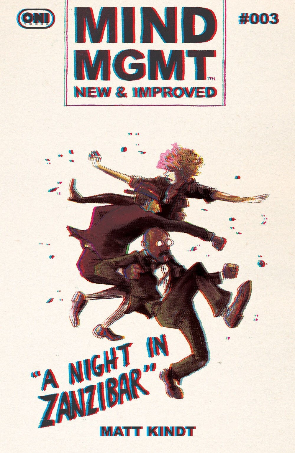 Mind MGMT New And Improved #3 (Cover E Matt Kindt 3-D Variant)