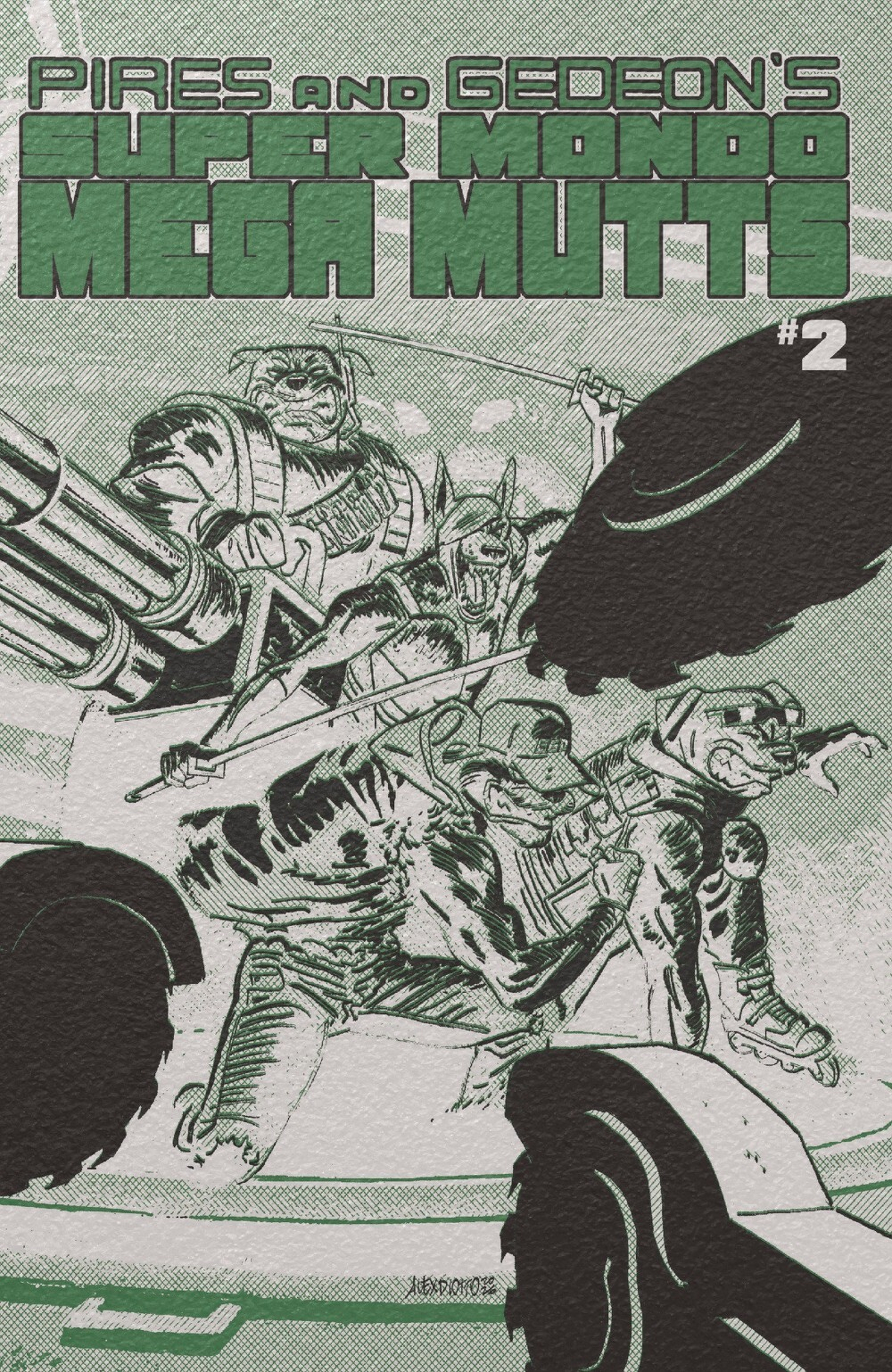 Super Mondo Mega Mutts #2 (Of 4)(Cover E Alex Diotto Foil Variant)