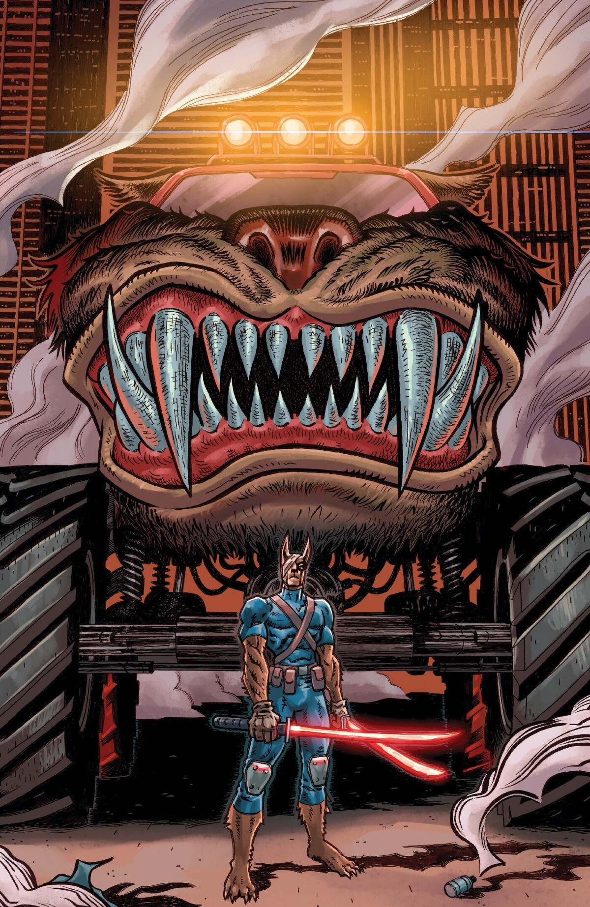 Super Mondo Mega Mutts #4 (Of 4)(Cover E Dalton Rose Full Art Variant)