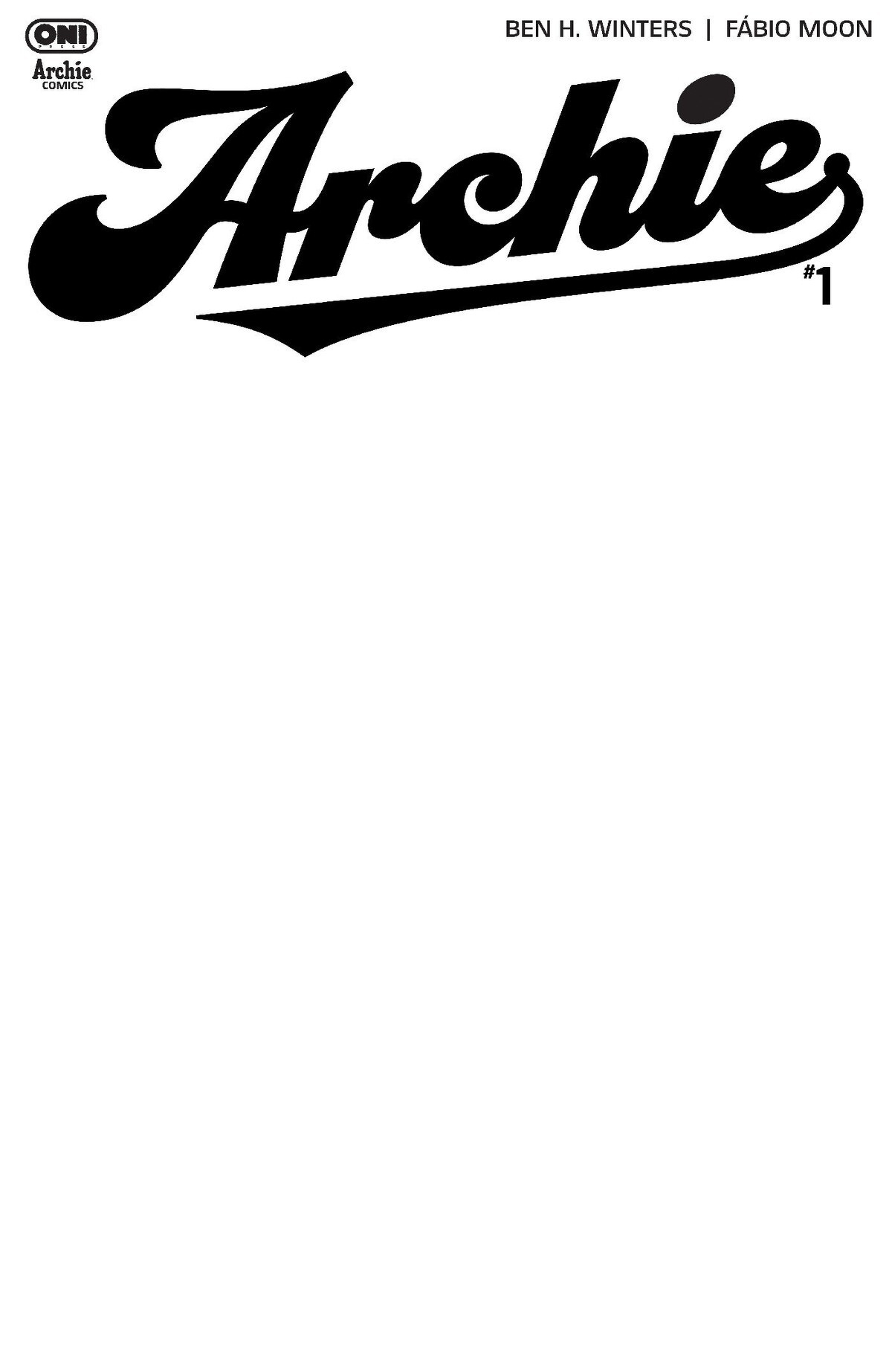 Archie #1 (Cover E Blank Sketch Variant)