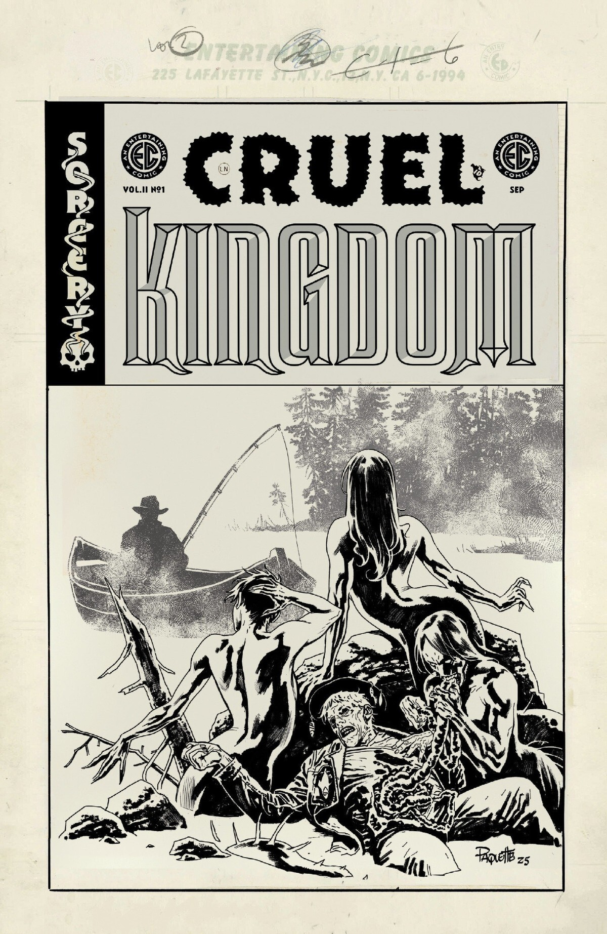 Cruel Kingdom 2 #1 (EC Comics)(Cover E Yanick Paquette Black & White Artist Edition Variant)