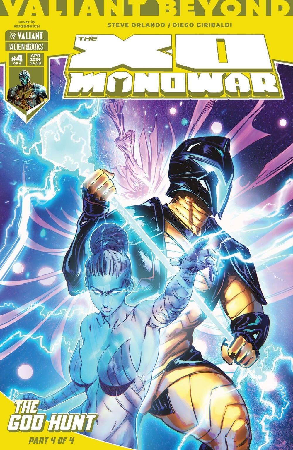 Valiant Beyond The X-O Manowar #8 (The God Hunt #4 Of 4)(Cover A NOOBOVICH)(find on eBay)