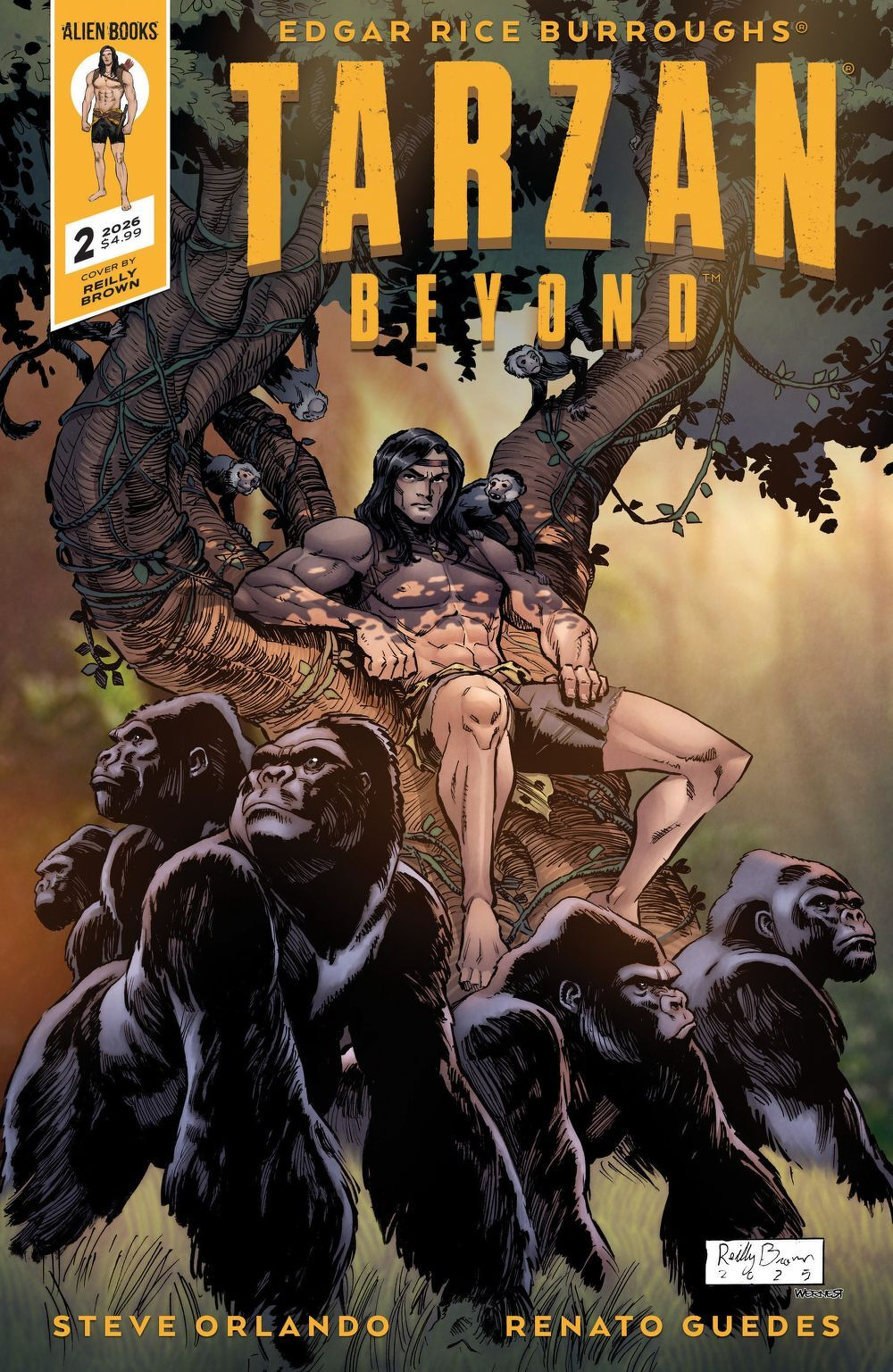 Tarzan Beyond #2 (Cover C Reilly Brown)(find on eBay)