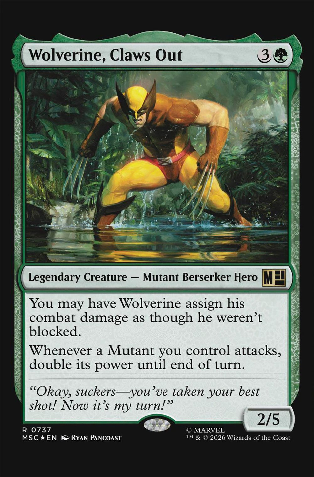 Wolverine #22 (Cover B Ryan Pancoast Magic The Gathering Variant)