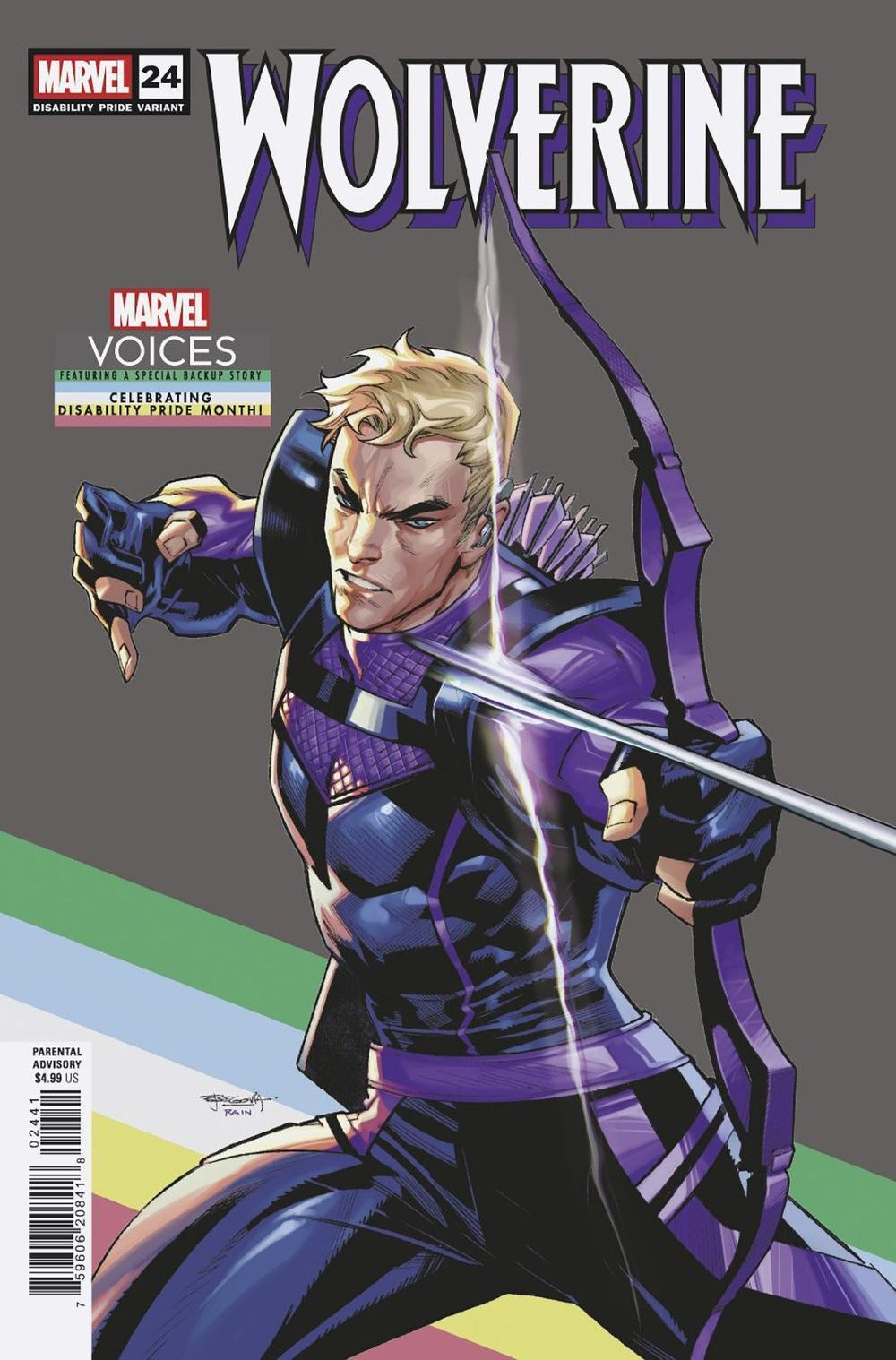 Wolverine #24 (Cover D Stephen Segovia Disability Pride Variant)