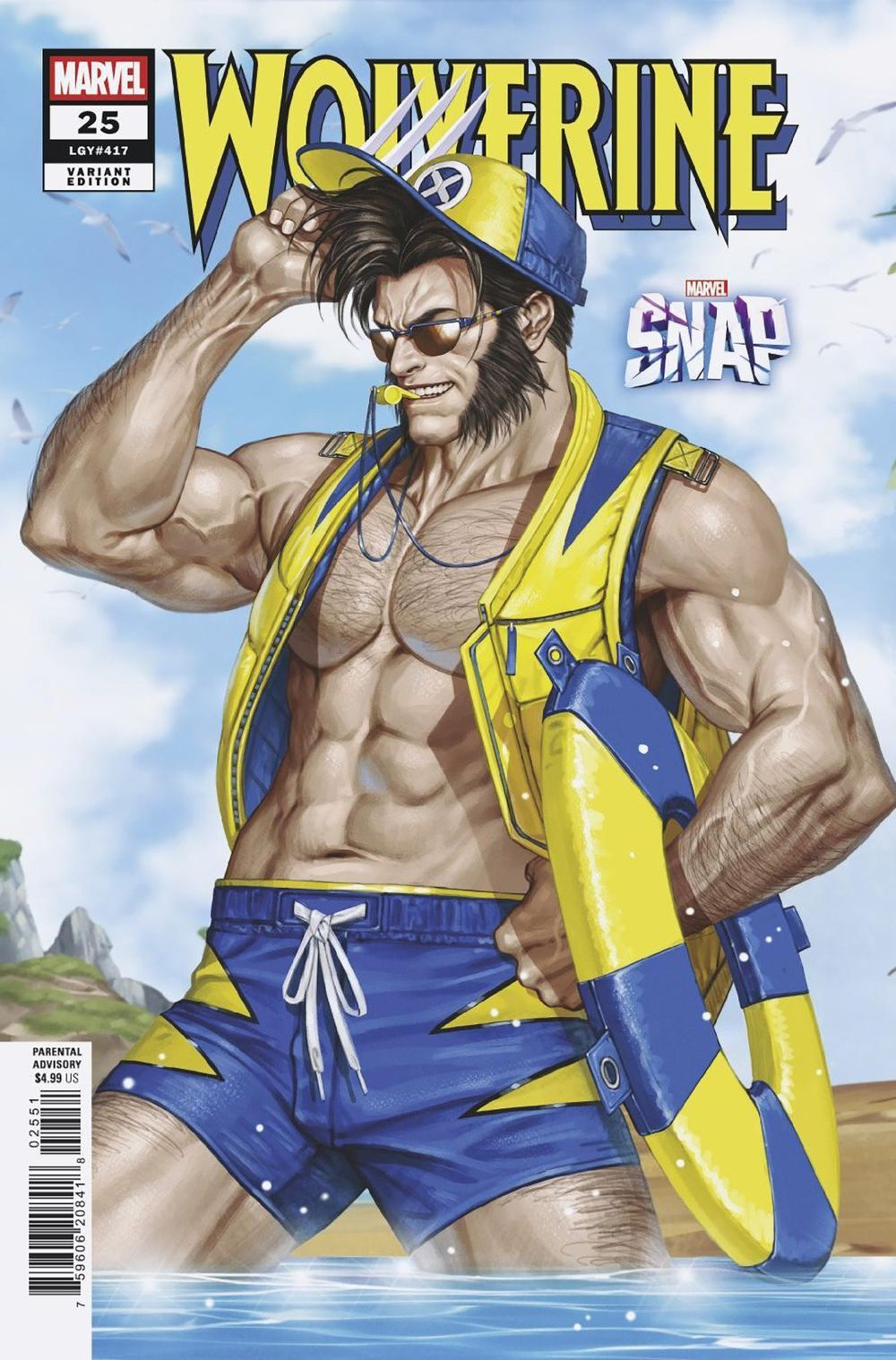 Wolverine #25 (Cover E InHyuk Lee Marvel Snap Swimsuit Variant)