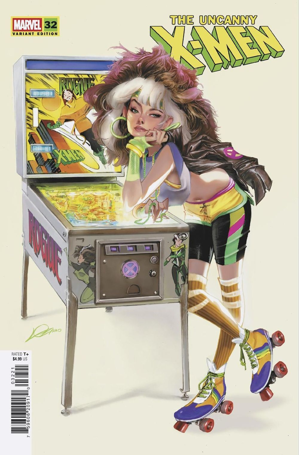 Uncanny X-Men #32 (Cover B Alexander Lozano '80s Rogue Variant)