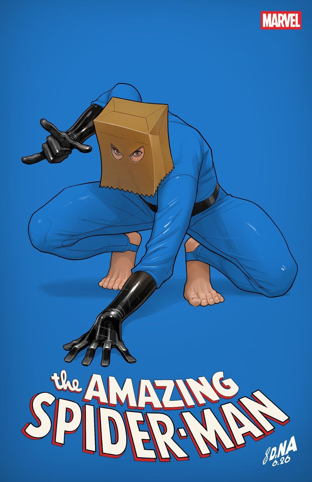 Amazing Spider-Man #33 (Cover C David Nakayama Color Block Blue Variant)